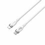 TARGUS 2M USB-C CHARGING CABLE WHITE SILICONE 240W CABL (HJ4002WHGL)