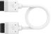 CORSAIR iCUE LINK Cable 2x 200mm with Straight connectors White