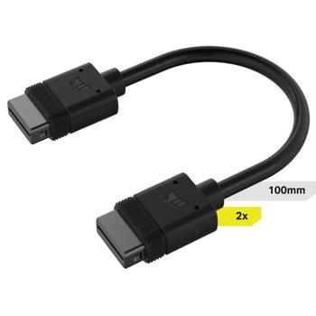 CORSAIR iCUE LINK Cables, 2 x 100mm -kaapelisetti (CL-9011121-WW)