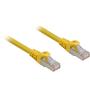SHARKOON network cable RJ45 CAT.6a SFTP LSOH yellow 0,25m - HalogenFree