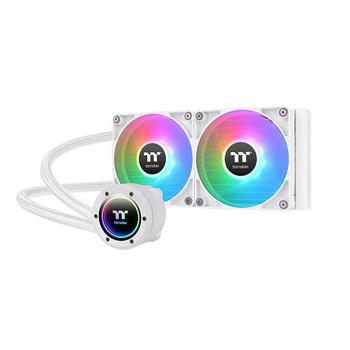 THERMALTAKE TH240 V2 ARGB Sync CPU Liquid Cooler Snow Edition All-In-One White (CL-W364-PL12SW-A)