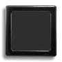 DEMCiflex Staubfilter 80mm, quadratisch - schwarz/schwarz