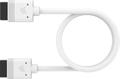 CORSAIR iCUE LINK Kable 1x 600mm (hvit) Sikrer uavbrutt tilkobling uansett hvor langt fra hverandre enhetene dine er