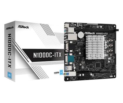 ASROCK N100DC-ITX Intel Q-Core N100 re (90-MXBLM0-A0UAYZ)