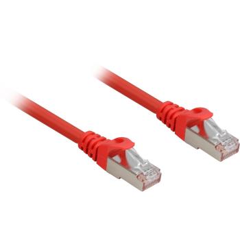 SHARKOON network cable RJ45 CAT.6a SFTP LSOH red 0,25m - HalogenFree (4044951018642)