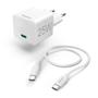 HAMA Charger USB-C with USB-C Cable PD 25W 1,5m Cable White