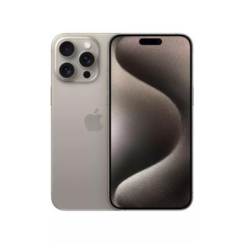 APPLE iPhone 15 Pro Max 512GB (naturlig titan) Smarttelefon,  6,7'' Super Retina XDR-skjerm,  48+12+12MP kamera, IP68, 5G (MU7E3QN/A)