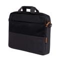 TRUST LISBOA 16" Laptopveske (sort) Laget av resirkulert materiale, spesialutviklet for 16" laptop