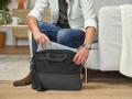 TRUST LISBOA 16" Laptopveske (sort) Laget av resirkulert materiale,  spesialutviklet for 16" laptop (25246)