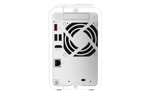 QNAP P TS-262 - NAS server - 2 bays - SATA 6Gb/s - RAID 0, 1, 5, 6, 10, 50, JBOD, 60 - RAM 4 GB - 2.5 Gigabit Ethernet - iSCSI support (TS-262-4G)