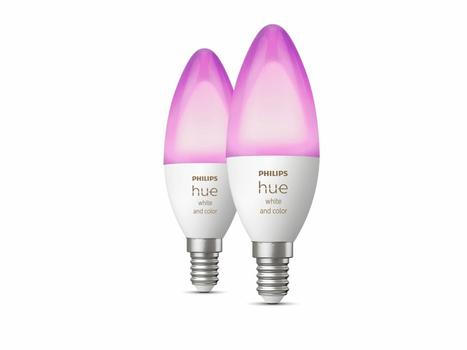 PHILIPS Hue White and Color Ambiance 5.3W B39 2-Pak (929002294205)