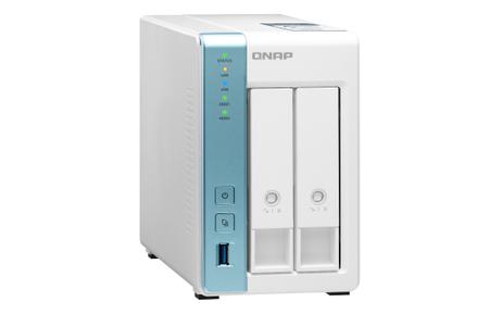 QNAP TS-231P3-2G - 2.5GbE NAS-server - 2-bay 2GB RAM, firekjerners 1.7GHz prosessor - plass til to 3.5"/2.5" (TS-231P3-2G)