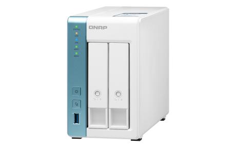 QNAP TS-231P3-2G - 2.5GbE NAS-server - 2-bay 2GB RAM, firekjerners 1.7GHz prosessor - plass til to 3.5"/2.5" (TS-231P3-2G)