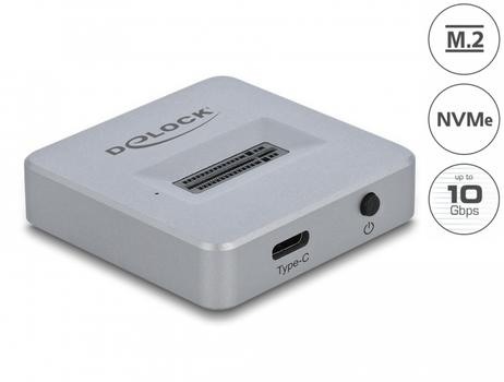 DELOCK M.2 Docking Station for M.2 NVMe PCIe SSD with USB Type-Câ„¢ female (64000)
