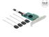 DELOCK PCI Express Card to 4 x SATA 6 Gb/s RAID and HyperDuo - Low Pro