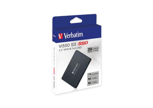 VERBATIM Vi550 S3 SSD 2.5” SATA III 7mm 256GB (49351)