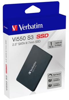 VERBATIM Vi550 S3 SSD 2.5” SATA III 7mm 1TB (49353)