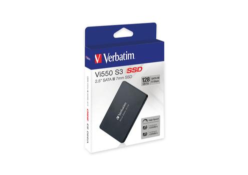 VERBATIM SSD 128GB Verbatim Vi500 S3  2,5" (6.3cm) SATAIII intern retail (49350)