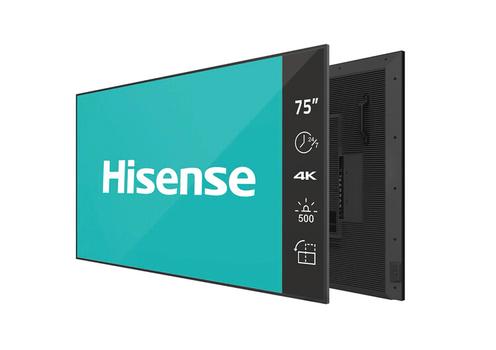 HISENSE 75" 24/7 UHD 4K 500 nits D-LED Haze 25%, Wireless share, Android 11 (75DM66D)