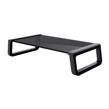 TRUST MONTA Glass Monitor Stand Black (25271)