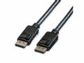 ROLINE Displayport kabel sort 10m, Displayport: Han - Displayport: Han, V1.2, TPE
