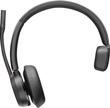POLY Voyager 4310 - Voyager 4300 UC series - Headset - On-Ear - Bluetooth - kabellos, kabelgebunden - USB-C - Schwarz - Zertifiziert für Microsoft Teams - Replaces Poly SKU 218473-02 (77Y95AA)