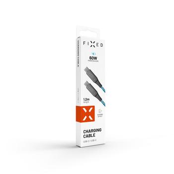 FIXED LED/ Gaming USB-C/C 60W cable 1.2m Multicolor (FIXDLED-CC-RA)