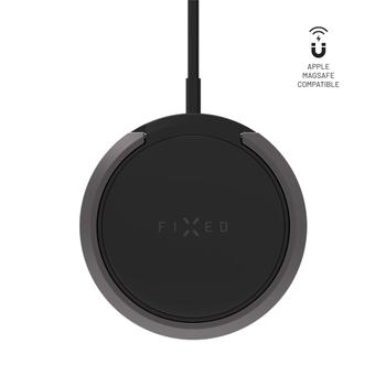 FIXED MagPad 15W Trådløs oplader/ stativ funktion Sort (FIXMPAD2-BK)