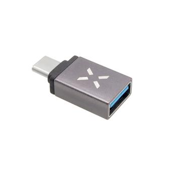 FIXED LINK USB-C Han til USB-A Hon adapter Grå (FIXA-UC-GR)