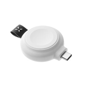 FIXED Trådløs USB-C oplader MFI til Apple Watch Hvid (FIXORB-WH)
