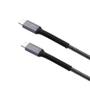 FIXED ARMOR 240W USB-C/C flettet kabel 2m Grå (FIXDA-CC2-GR)