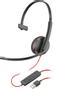 POLY Blackwire 3210 - Blackwire 3200 Series - Headset - On-Ear - kabelgebunden - USB-A - Schwarz - Skype-zertifiziert, Cisco Jabber Certified, Avaya Certified - Replaces Poly SKU 209744-101