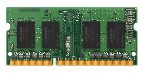 Kingston ValueRAM - DDR3L - 4 GB - SO DIMM 204-pin - 1600 MHz / PC3-12800 - CL11 - 1.35 V - ikke-bufret - ikke-ECC (KVR16LS11/4)