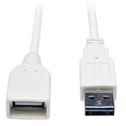 TRIPP LITE 10FT USB 2.0 REVERSIBLE EXTENSION CABLE M/F WHITE