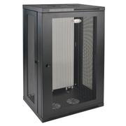 TRIPP LITE 21U WALL MOUNT RACK ENCLOSURE CABINET W/ DOOR & SIDE PANELS