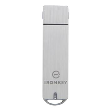 Kingston IronKey Basic S1000 - USB-flashstasjon - 32 GB - TAA-samsvar (IKS1000B/32GB)