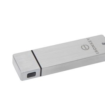 Kingston IronKey Basic S1000 - USB-flashstasjon - 32 GB - TAA-samsvar (IKS1000B/32GB)