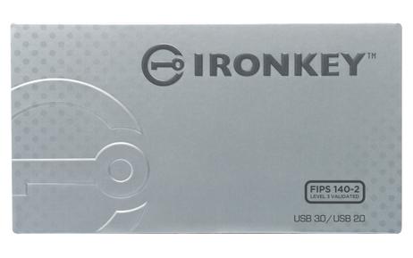 Kingston IronKey Basic S1000 - USB-flashstasjon - 32 GB - TAA-samsvar (IKS1000B/32GB)