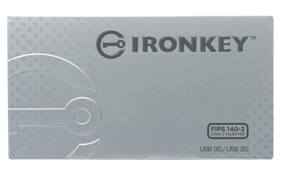 Kingston IronKey Basic S1000 - USB-flashstasjon - 16 GB - TAA-samsvar (IKS1000B/16GB)