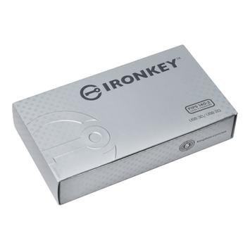 Kingston IronKey Basic S1000 - USB-flashstasjon - 32 GB - TAA-samsvar (IKS1000B/32GB)