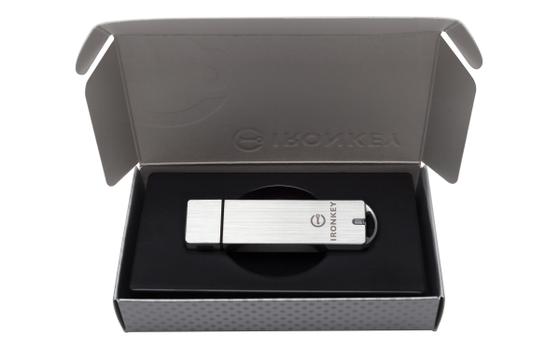 Kingston IronKey Basic S1000 - USB-flashstasjon - 16 GB - TAA-samsvar (IKS1000B/16GB)