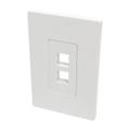 TRIPP LITE 2-Port Keystone Single-Gang