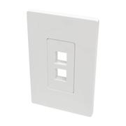 TRIPP LITE 2-Port Keystone Single-Gang 