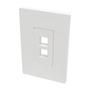 TRIPP LITE 2-Port Keystone Single-Gang