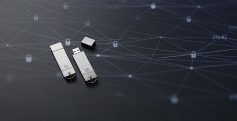 Kingston IronKey Basic S1000 - USB-flashstasjon - 32 GB - TAA-samsvar (IKS1000B/32GB)