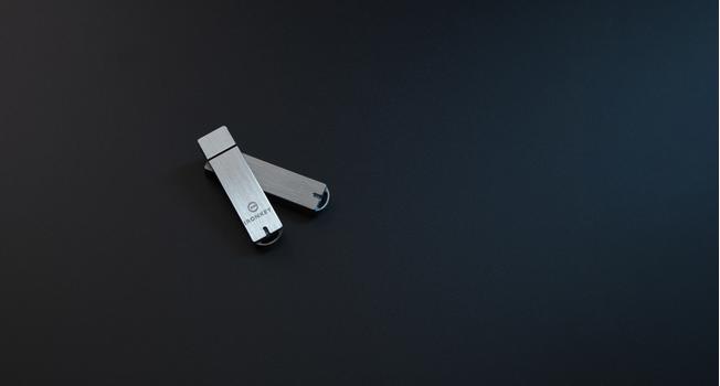 Kingston IronKey Basic S1000 - USB-flashstasjon - 16 GB - TAA-samsvar (IKS1000B/16GB)