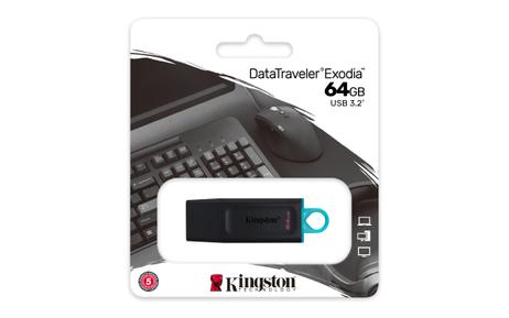 Kingston Datatraveler Exodia - Usb 3.2 (KDDTX/64GB)