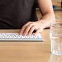R-GO Tools R-Go Compact Break keyboard, (RGOCOBEWLWH)