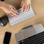 R-GO Tools R-Go Compact Break keyboard, (RGOCOBEWLWH)