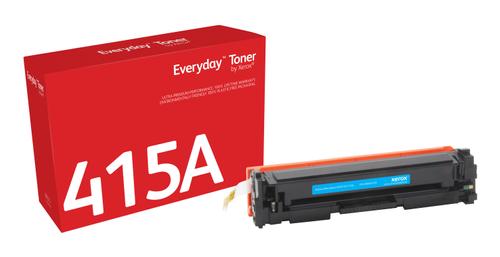 XEROX Everyday - Cyan - compatible - toner cartridge (alternative for: HP 415A, HP W2031A) - for HP Color LaserJet Enterprise MFP M480, LaserJet Managed E45028 (006R04185)